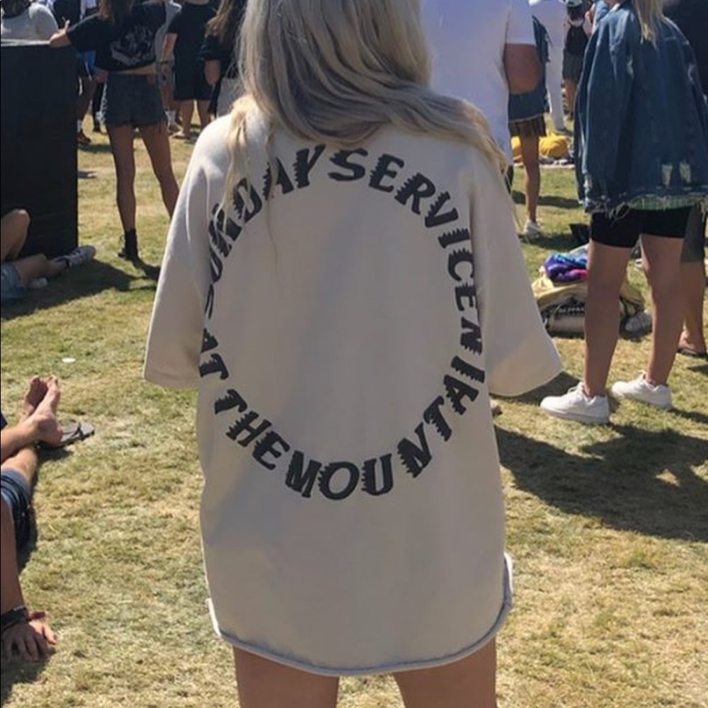 Sunday Service Kanye West Trust God shirt